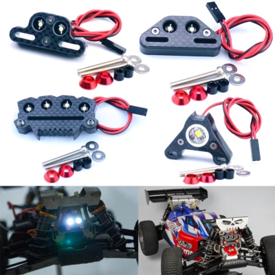 LED 7.4V White Highlight Headlights for 1/8 ARRMA TYPHON 6S V5 TLR BLX Truck Car - Image 1 of 4