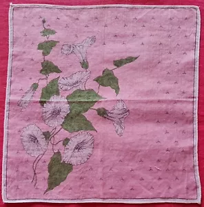 "PAÑUELOS DE COLECCIÓN AUTÉNTICOS ARTE FLORAL ALGODÓN 9" - Imagen 1 de 3