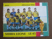 SIERRA LEONE - ITALIA '90 - BRAZIL - LE 45