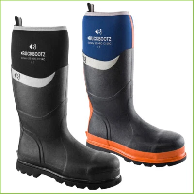 Buckler Buckbootz BBZ6000 Premium Neoprene Safety Wellington Boots 24hr Delivery - Image 1 of 4