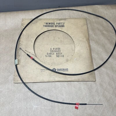 NOS Mopar A/C Temp Control Cable 1973-6 Plymouth & Dodge A Body 1973-8 B Body Mo - Изображение 1 из 2