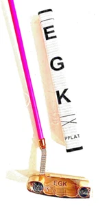 LADIES EGK CLASSIC PUTTER, SK PINK GRAPHITE SHAFT, EGK PFLAT GRIP, COVER - Picture 1 of 10