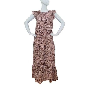 Neu mit Etikett Endless Maxikleid Rose Animal Print Stufen Größe M - Bild 1 von 8