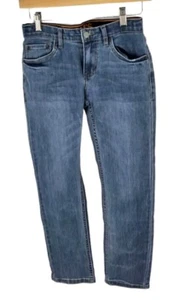 Levis 510 Jeans Youth 14 Regular 27x29 Blue Denim Stretch Casual School Boys - Picture 1 of 4