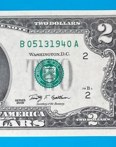 May 13, 1940 : B 05131940 A BIRTHDAY Note $2 Two Dollar Bill *UNC* - Picture 1 of 3