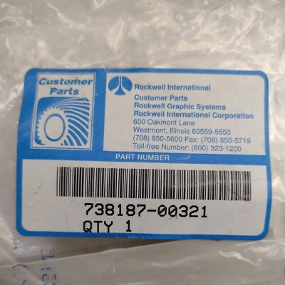 Intermas 738187-00321 Rockwell International  - Image 1 of 4