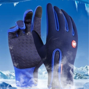-10℃ Windproof Waterproof Winter Ski Thermal Gloves Touchscreen Snow Gloves - Picture 1 of 19