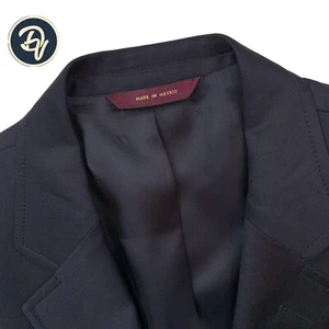 Mint! Boys 16 Brooks Brothers X Loro Piana Solid Navy Blue Patch Pocket Blazer - Picture 1 of 14