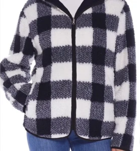 NWT! Weatherproof Ladies' Reversible 2 face Super Soft Jacket, Black - Picture 1 of 4