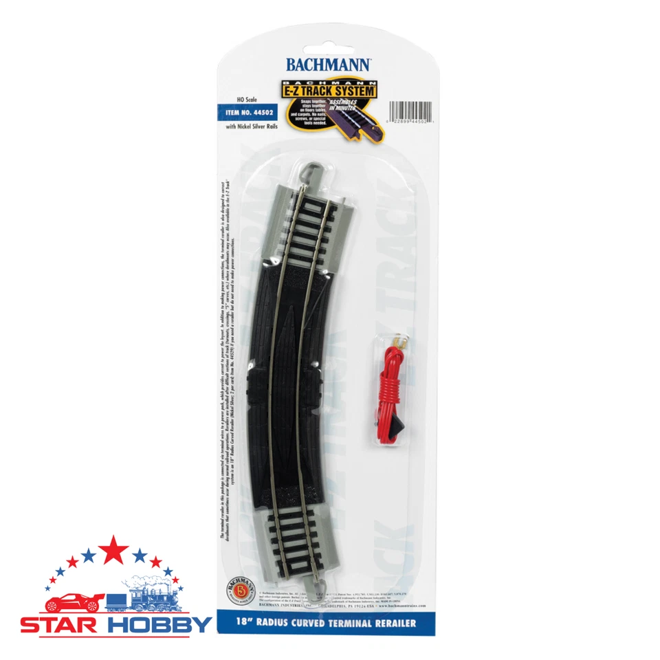Bachmann 44502 18" TERMINAL RERAILER TRACK WITH WIRE (HO SCALE) model train - Image 1 of 1