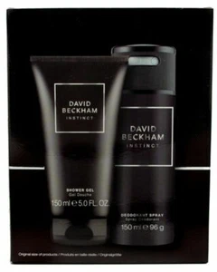 David Beckham Instinct Gift Set - Shower Gel 5 oz, Deodorant Spray 5.1 oz - Picture 1 of 1