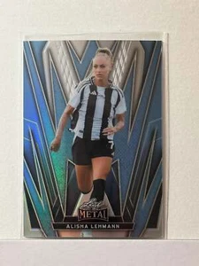 2024 Leaf Metal Women Of Sport Base Platinum Blue Prism #2 Alisha Lehmann 10/20 - Picture 1 of 2