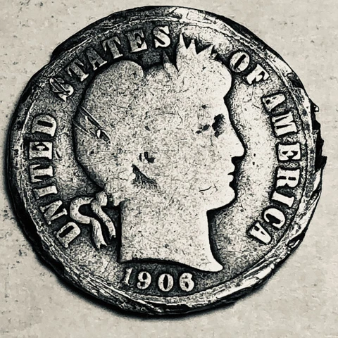 1906 D Barber Dime   FREE SHIPPING Cover