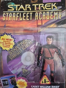 Figura de la Academia de la Flota Estelar William Riker del Cadete de Star Trek 1996 Figura Nueva en Caja 1f - Imagen 1 de 2