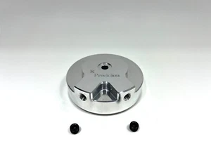 BMW Billete Filtro Aceite Carcasa Tapa Con 2 Puertos Sensor PLATA M50/S50 M3 PERNO THRU - Imagen 1 de 4