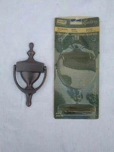 Solid Brass Door Knocker. Venetian Bronze. National V1914  New w/ hardware. NOS - Picture 1 of 10