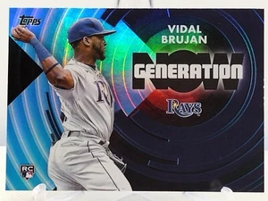 Vidal Brujan RC Foil 2022 Topps Update #GN-86 Generation Now Tampa Bay Rays  - Picture 1 of 2