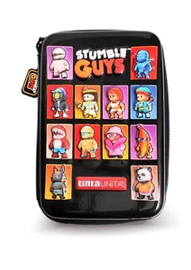 Astuccio Una Zip Completo TintaUnita One Time - Stumble Guys Nero - Picture 1 of 1