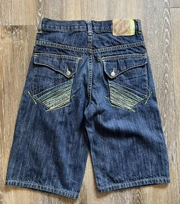 Jeans jeans Ecko Unltd Y2K vintage skatista infantil tamanho 12 - Imagem 1 de 4
