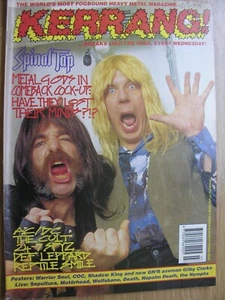 KERRANG 375 Jan 18 1992 Spinal Tap AC/DC Cult 24-7 Spyz Leppard Reptile Smile - Picture 1 of 10