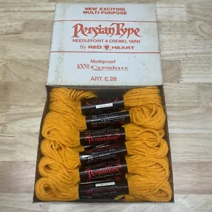 Vintage Coats & Clark Red Heart Persian Needlepoint & Crewel Yarn-12 Skeins #970 - Picture 1 of 4