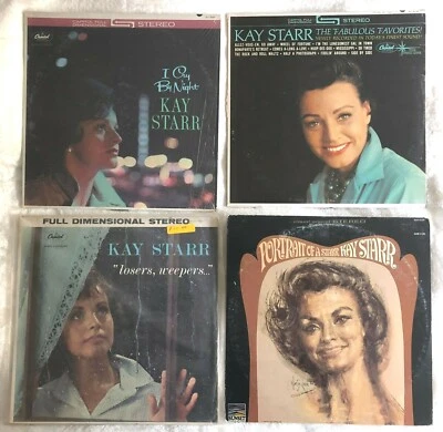 Kay Starr LP Vinyl 4 Used LOT: The Fabulous Favorites, Losers Weepers, Portrait - Image 1 of 2