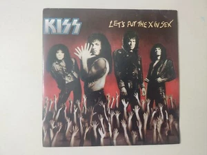 KISS RARE Vintage Australian 1988 Let's Put X 7" Vinyl CRACK W Sleeve 872 246-7 - Foto 1 di 4