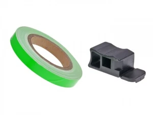 101_Octane rim edge sticker 7mm neon green for Hyosung Italjet Kymco Diamo - Picture 1 of 1