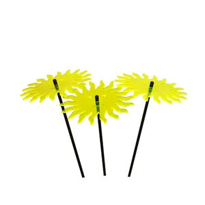 Juego de 3 SunCatcher: Sonriente Sol | BRILLO EN LA OSCURIDAD | colorido adorno de jardín - Imagen 1 de 9