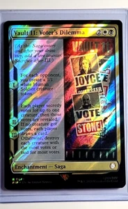 2024 MTG Magic the Gathering PIP Fallout Surge Foil 649 Vault 11 Voter's Dilemma - Picture 1 of 2