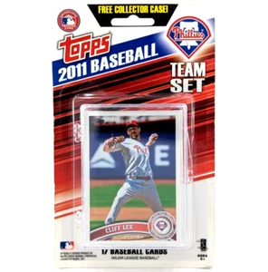 MLB Topps 2011 Philadelphia Phillies Baseball Team 17 Card Set & Free Case NEW! - Picture 1 of 4