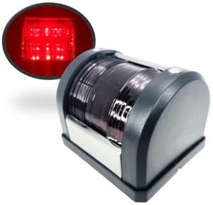 Barco Marino LED Navegación Luz Puerto Rojo Montaje Superficial 12V Negro 2.89LM - Imagen 1 de 9