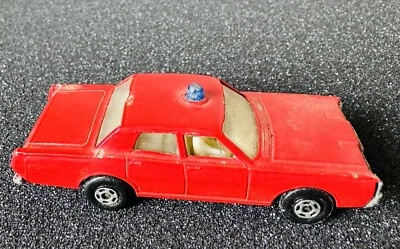 Lesney Made in England 1971 Matchbox 1-75 Superfast ~ Nº 59 Mercury Fire Chief Foto 1 de 4