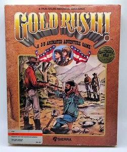 GOLD RUSH - Apple IIGS - Original 1988 Adventure Game by Sierra On-Line COMPLETE - Picture 1 of 9