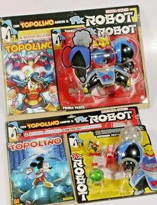 PRL) DISNEY TOPOLINO 3437 + 3438 MICKEY MOUSE PK ROBOT PIKAPPA PAPERINIK EVRON - Picture 1 of 8