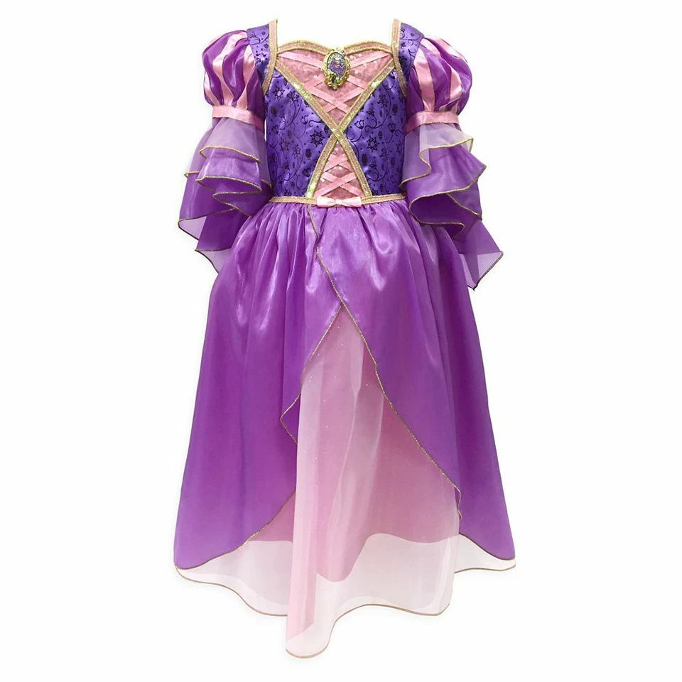 Disney Store Princesa Enredada Rapunzel Disfraz Vestido Niña Talla 5/6  Foto 1 de 1