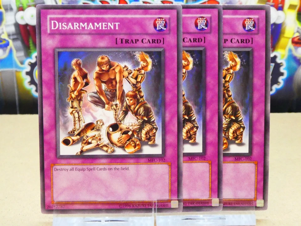 Yugioh Playset 3x Entwaffnung MFC 102/ Englisch/ Common/ EXC, NM - Bild 1 von 1