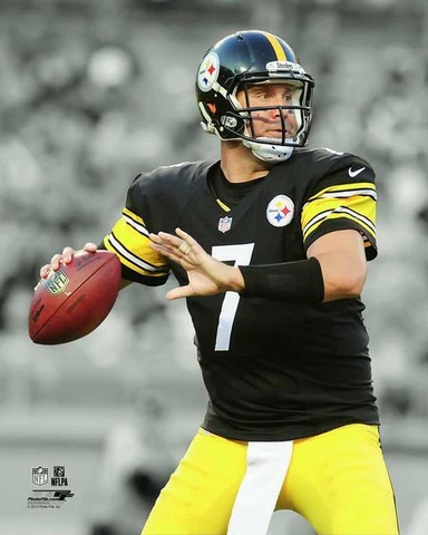 BEN ROETHLISBERGER "Spotlight" Pittsburgh Steelers LICENSED poster 8x10 photo Cover