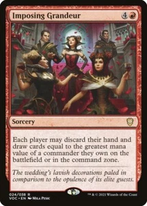1x Grandeza Imponente - Casi Nuevo - Comandante de Voto Carmesí - SPARROW MAGIC de colección - Imagen 1 de 1
