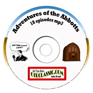 Adventures of the Abbotts ((OTR)) "Old Time Radio" CD-mp3 18 Episodes - Picture 1 of 4