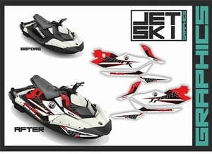 SEADOO SPARK TRIXX graphics decals kit stickers set for jet ski 2up 3up  - Picture 1 of 2