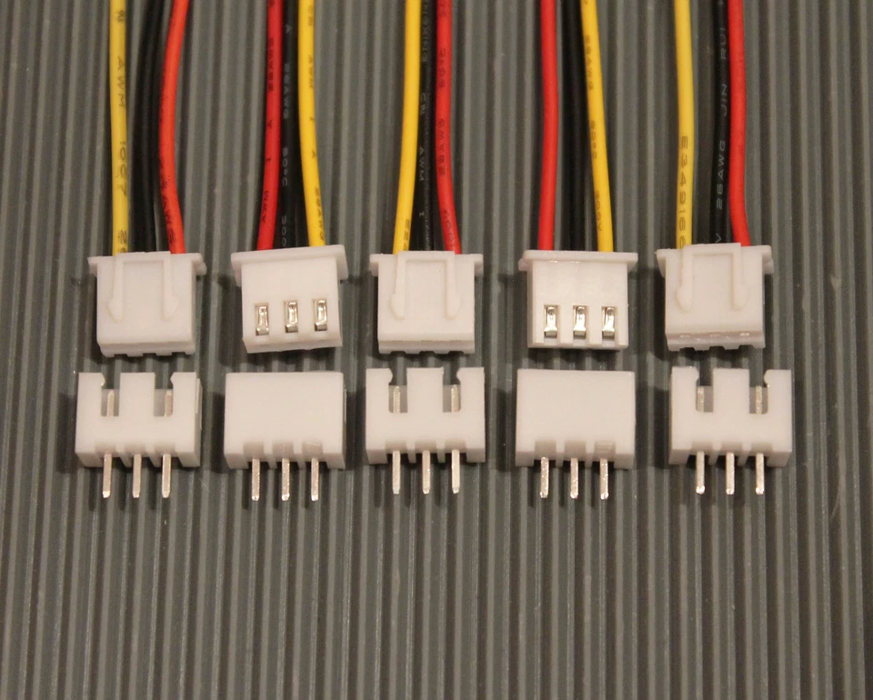 5 Paar Adapterkabel für Lipo 7,4V 2S1P JST/XH Stecker und Buchse 10cm - Bild 1 von 1