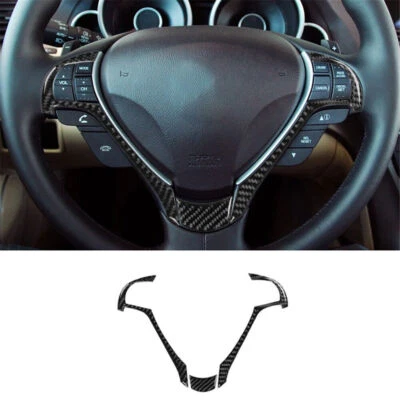 Cubierta acento volante fibra de carbono 3 piezas para ACURA TL 2009-2014 Foto 1 de 4