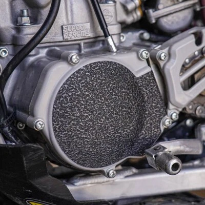 Protector de encendido negro 1999-2025 Yamaha YZ250 cubierta de volante cinta de agarre YZ250X Foto 1 de 2