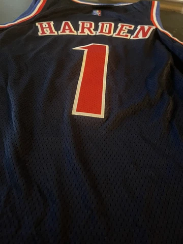 James Harden Philadelphia 76ers 2021-22 City Edition Jersey Size Mens Small NWT Cover