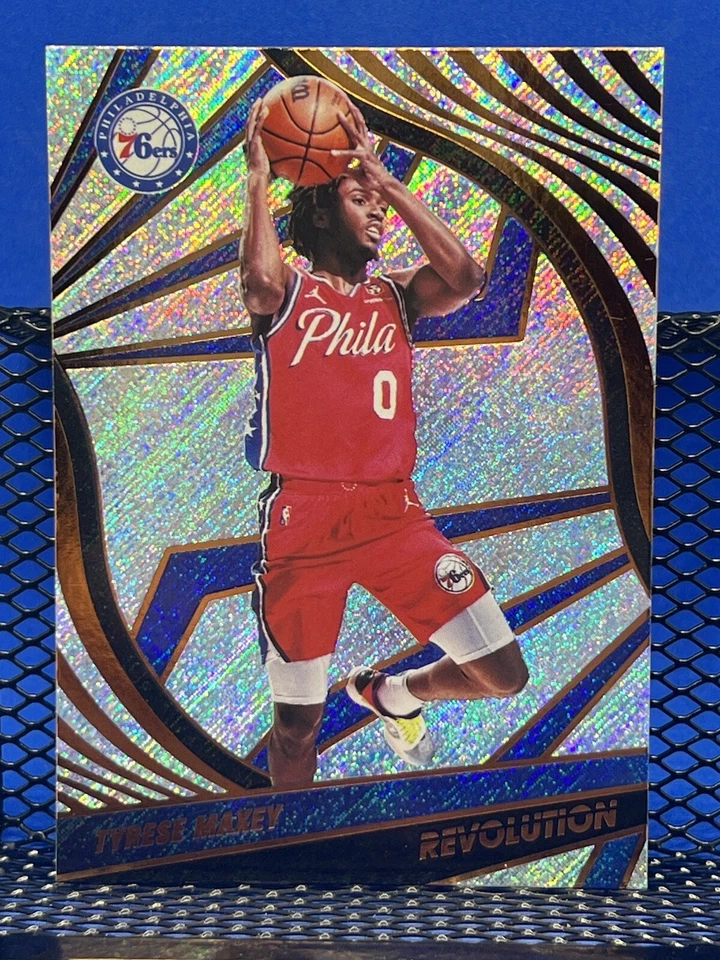 2021-22 Panini Revolution TYRESE MAXEY Philadelphia 76ers Base 58 - Image 1 of 2