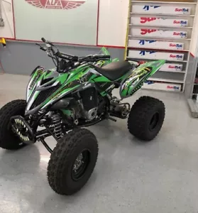 Graphics Kit fIts YAMAHA RAPTOR 700 (2013-2023) 700R CUSTOM Decal KIT GREEN LIFE - Picture 1 of 3