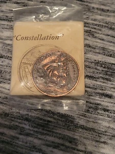 U.S. Frigate Constellation coin 1797 struck from parts from the ship coin  - Picture 1 of 4