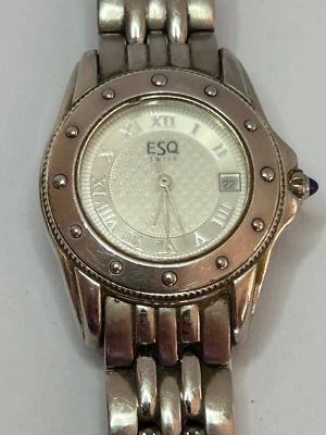 Working Ladies Swiss Quartz Silver ESQ by Movado Watch DR - image 1 of 4