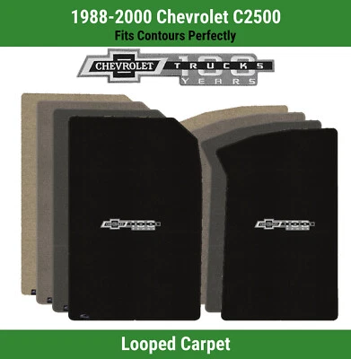 Alfombrillas delanteras Lloyd Classic Loop para Chevy C2500 88-00 con Chevy Trucks Centennial Foto 1 de 4